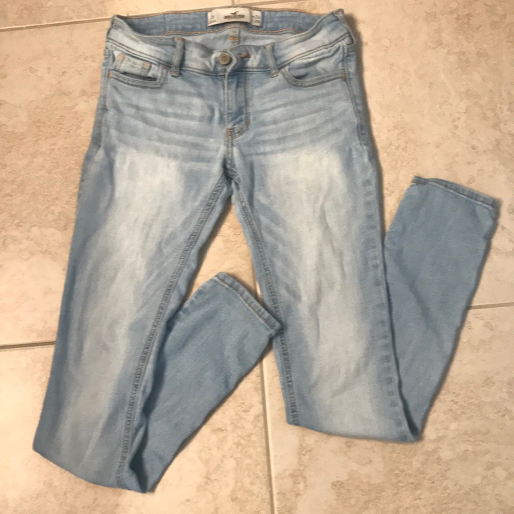 Hollister juniors sz 0s skinny jeans, low-rise